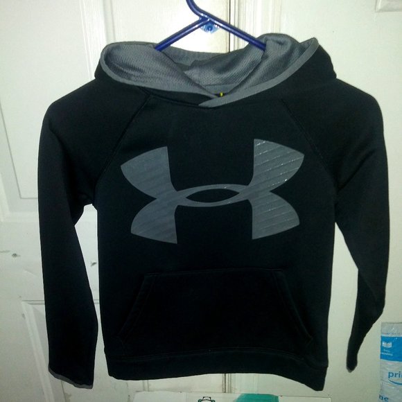Under Armour Other - CHILD Children's BLACK UNDER ARMOUR HOODIE Sweatshirt - COLD Weather EUC CLEAN